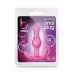 Розовая анальная пробка Curvy Anal Plug - 8,4 см розовый 
