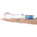 Стеклянный стимулятор в форме сжатой в кулак руки 11’’ Glass Fist Double Ended With Handle Grip - 28 см прозрачный 