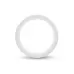 Белое люминесцентное эрекционное кольцо Silicone Glo Cock Ring белый 