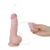 Телесный фаллоимитатор с имитацией эякуляции Soft Ejaculation Cock With Ball 8 - 17,8 см телесный 