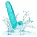 Голубой фаллоимитатор Size Queen 6  - 20,25 см голубой 