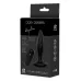 Черная анальная вибропробка Angelina Remote Rotating Plug - 14 см черный 