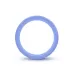 Голубое люминесцентное кольцо Silicone Glo Cock Ring голубой 