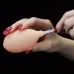 Телесный фаллоимитатор с имитацией эякуляции Soft Ejaculation Cock With Ball 8 - 17,8 см телесный 