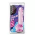 Розовый фаллоимитатор 8 Inch Crystalline Dildo - 19,5 см розовый 