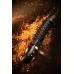 Черный вибратор Waname D-Splash Hurricane с ребрышками - 22,5 см черный 