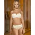 Ажурные трусики-бразилиана Microlace бежевый L