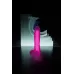 Прозрачно-розовый фаллоимитатор, светящийся в темноте, Clark Glow - 22 см розовый 