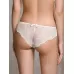 Ажурные трусики-бразилиана Microlace бежевый L
