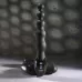 Черный анальный вибростимулятор Backdoor Baton - 24,1 см черный 
