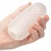 Двусторонний мастурбатор с желтым стимулирующим шариком Reversible Squishy Ball Stroker прозрачный 
