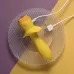 Желтая анальная вибропробка Mellow Yellow - 13,5 см желтый 