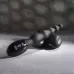 Черный анальный вибростимулятор Backdoor Baton - 24,1 см черный 