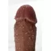 Коричневый фаллоимитатор-реалистик Mr.Gomez - 21 см коричневый 