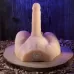 Мужской полуторс с вибрацией и поступательными движениями Easy Rider телесный 