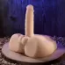 Мужской полуторс с вибрацией и поступательными движениями Easy Rider телесный 