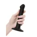Черный фаллос на присоске Silicone Bendable Dildo S - 17 см черный 