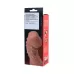 Насадка на фаллос с отверстием для мошонки Cock Sleeve 002 Size L - 17,6 см телесный 