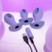 Набор из 3 анальных пробок с вибропулей Hole Punch Plug Set сиреневый 