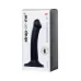 Черный фаллос на присоске Silicone Bendable Dildo S - 17 см черный 