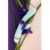 Мятный вибратор-кролик Iris - 22 см мятный 