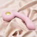 Розовый вибростимулятор точки G с нагревом Bendable Heating G-Spot Vibrator розовый 