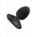 Черная анальная втулка LOVENSE Hush 2 (M) - 13,5 см черный 