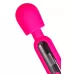 Ярко-розовый wand-вибратор Mashr - 23,5 см ярко-розовый 